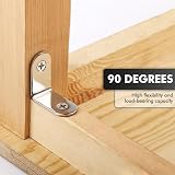 shinfly L Brackets 20 Pcs 20x20mm Metal Corner Braces for Wood Furniture view 5