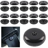 12 Sets Seat Belt Stopper Buttons - Universal Snap-On Clip To Prevent Buckle From Sliding (3 Colors)