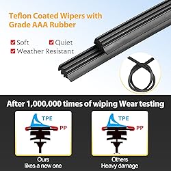 24" 18" 14" Windshield Wiper Blades for Mazda CX5