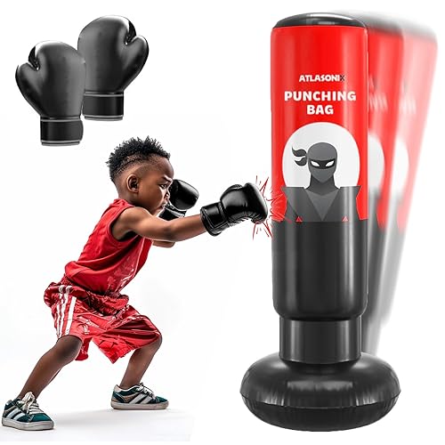 Punching Bag with Gloves for Kids Boys Girls 10 11