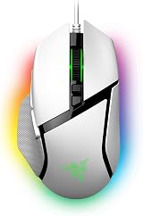 Razer Basilisk V3 Wired Gaming Mouse 26K DPI 11 Programmable Buttons White