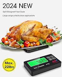 Mik-Nana 22lb Wireless Food Scale with Remote