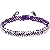 JENDEAR SHINE Braided Bracelet Ladies Men, Adjustable Rope Bracelet, Birthday Friendship Couple Gifts Handmade Jewelry
