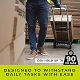 WMR Heavy Duty Aluminium Folding Hand Truck Trolley 90kg Load Capacity view 4