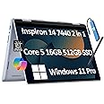Dell Inspiron 14 7440 2-in-1 Laptop (14" FHD+ Touchscreen, Intel Core 5 120U (> i7-1355U), 16GB DDR5, 512GB SSD) for Creator, Designer, IST Hub & Pen, 10-Hr Long Battery Life, Win 11 Pro w/AI Copilot
