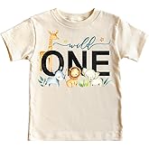 Wild One Boys 1st Birthday Safari Animal Themed T-Shirts and Raglans for Baby Boys
