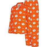 Ultra Game Youth NCAA Official 2-Piece Super Soft Button Down Pajamas Set