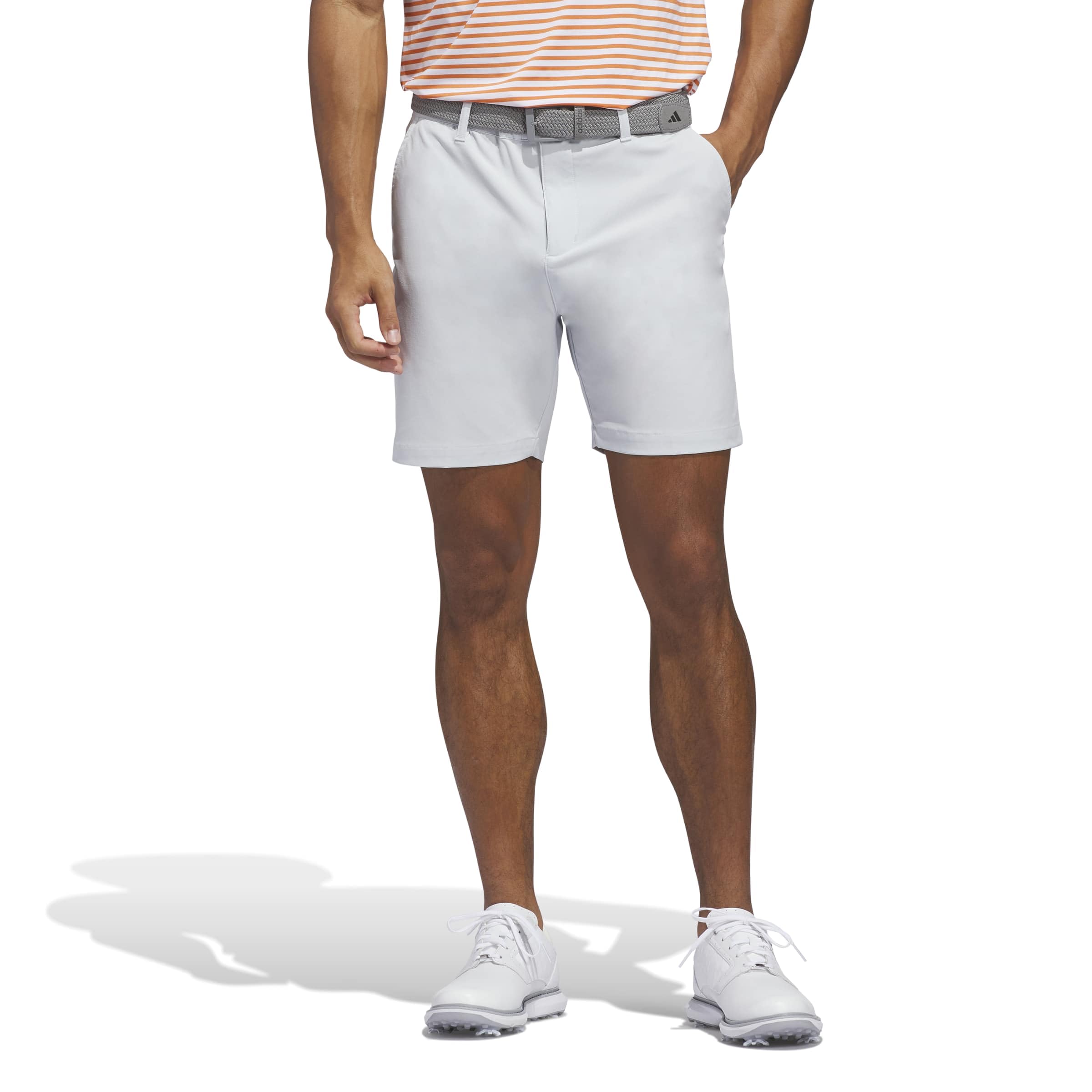 adidas Men’s ULTIMATE365 7-INCH Golf Short, Clear Grey, 42″