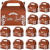 Honoson 24 Pcs Mexican Party Favor Boxes Terracotta Candy Boxes with Traditional Designs Cinco De Mayo Wedding Favor Decorations for Themed Parties(Cielito Lindo)