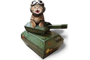 Suck UK Cat Tank Cat House Cardboard Cat House & Cat Caves For Indoor Cats Cat Cave Cat Hideaway Cat Accessories & Cat Furniture Cat Bed Cave Cat House Cardboard Funny Cat Gifts