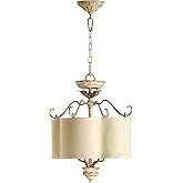 Quorum 2706-18-70 Traditional Four Light Dual Mount from Salento Collection in White Finish,