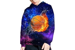 Upetstory Hoodies for Girls Boys Kids Long Sleeve Hooded Sweatshirt with Pockets S-XL