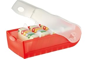 Han Croco 617 Flash Professional Box Really Easy Vocabulary Learning, DIN A8, Translucent Red