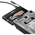 SABRENT USB 3.2 Type C M.2 PCIe NVMe + 2.5/3.5 Inch SSD & HDD Converter [DS-UCMH]