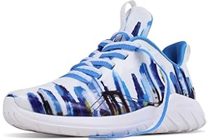 Soulsfeng Kids Tennis Shoes Lightweight Breathable Boys Running Shoe Fashion Walking Sneakers for Girls (Little Kid/Big Kid)