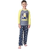 Intimo Despicable Me Boys' Minions Sorry I Was Hungry Raglan Sleep Pajama Set