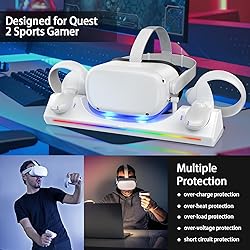 WIOR Charging Dock Compatible with Oculus Quest 2