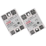 Alinan 2pcs SSR-60DD Solid State Relay DC to DC