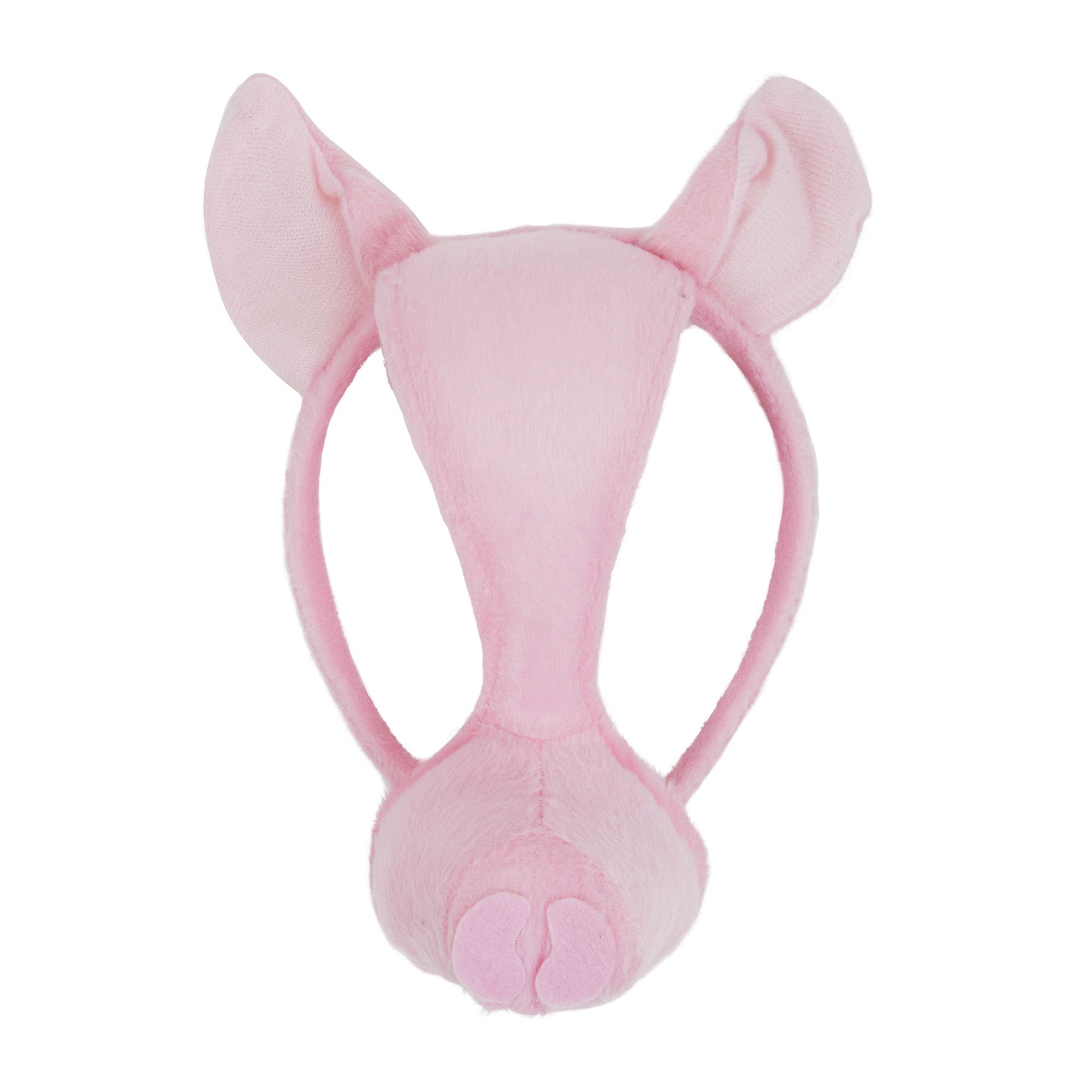 Pink Pig Mask with Sound on Headband (1 Pc) - Adorable Design, Perfect Accessory for Halloween, Parties, World Book Day, Cosplay, & More Halloween Halloween