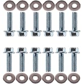 BEONEO 551664 for Chevy Intake Manifold Bolt 3/8-16x1 Chevrolet V8 Small Blocks 265 283 305 327 350 383 400 for MS 90314-2 Intake Manifold Gasket 1955-1995 10.9 High Strength Zinc Coated 12 Bolts