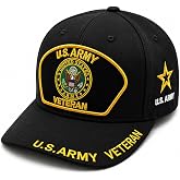 Infinite Hats US Army Veteran Hat for Men &ndash; Officially Licensed Military Baseball Cap, Gift for Veterans