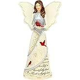 Pavilion Gift Company - in Loving Memory - 7.5" Angel Figurine in Memory Loss Bereavement Funeral Condolence Grief Cardinal Present