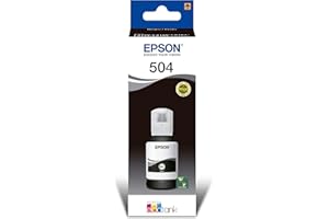 Garrafa de Tinta Original Epson EcoTank T504 Preto - T504122
