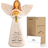Kohehe Get Well Gifts for Women,5.5'' Get Well Soon Angel Figurine,Unique Encouragement Gifts for New Mom,Grandma,Sister and Best Friend