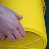 Faithfull 14L 3 Gallon Yellow Builders Mixing Bucket Heavy Duty Reinforced Base view 3