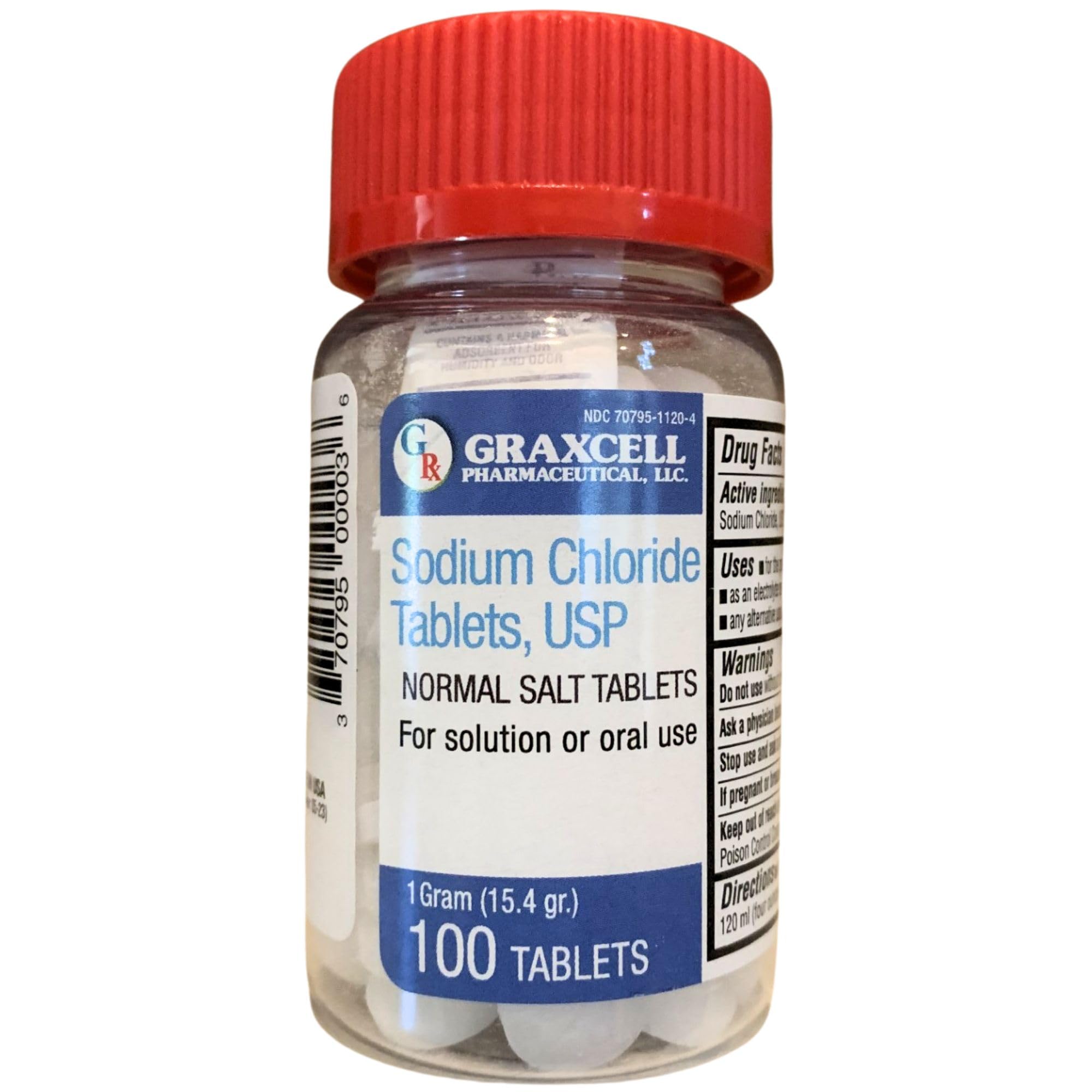 Mua Sodium Chloride Tablets 1gm Electrolyte Salt Pills for POTS