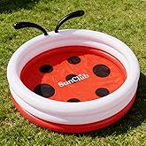 CHICLIST Kids Inflatable Swimming Pool 47", ASTM Certified Splash Pool for Children 3+, Outdoor Water Play Pool with Drain Plug for Summer