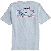 vineyard vines Boys' American Permit Short-Sleeve Harbor Performance Tee