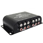 Audiopipe SPLIT3003RCA Multi-audio Amplifier 3 Rca Outputs W/bulit In 10v Line Driver