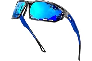 BIRCEN Polarized Sport Sunglasses for Men - Women UV Protection Shades for Motorcycle Golf Baseball Cycling Fishing Driving