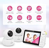 VTech VM924-2 Video Baby Monitor with 2 Cameras 5 in LCD Night Vision view 3