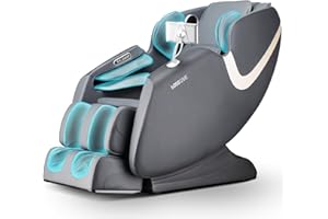 BOSSCARE 2024 Full Body Zero Gravity Massage Chair, APP Control Shiatsu Massaging Recliner with Foot Roller, Back Heated, Bluetooth Speaker, Touch Screen for Family & Friends