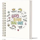 Lacama Bible Journal for Women, Christian Prayer Journal Notebook Gifts for Teen Girls Kids, Bible Study Supplies, Bible Notebooks for Note Taking, Hardcover Notebooks Office School Supplies 5.5x8.3