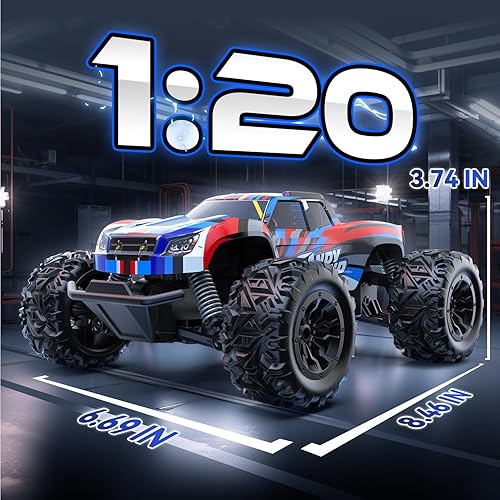 DEERC RC Cars, High Speed GHz All Terrain Remote Control