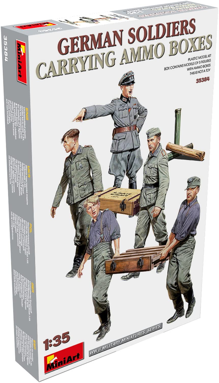 Miniart 1:35 - German Soldiers Carrying Ammo Boxes