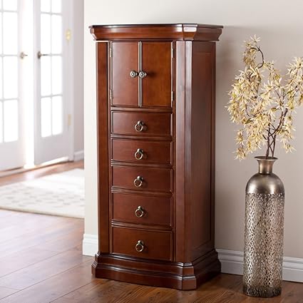 Amazon Belham Living Luxe 2 Door Jewelry Armoire Finish Home