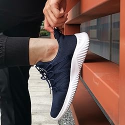 Feethit Mens Slip On Running Shoes Breathable
