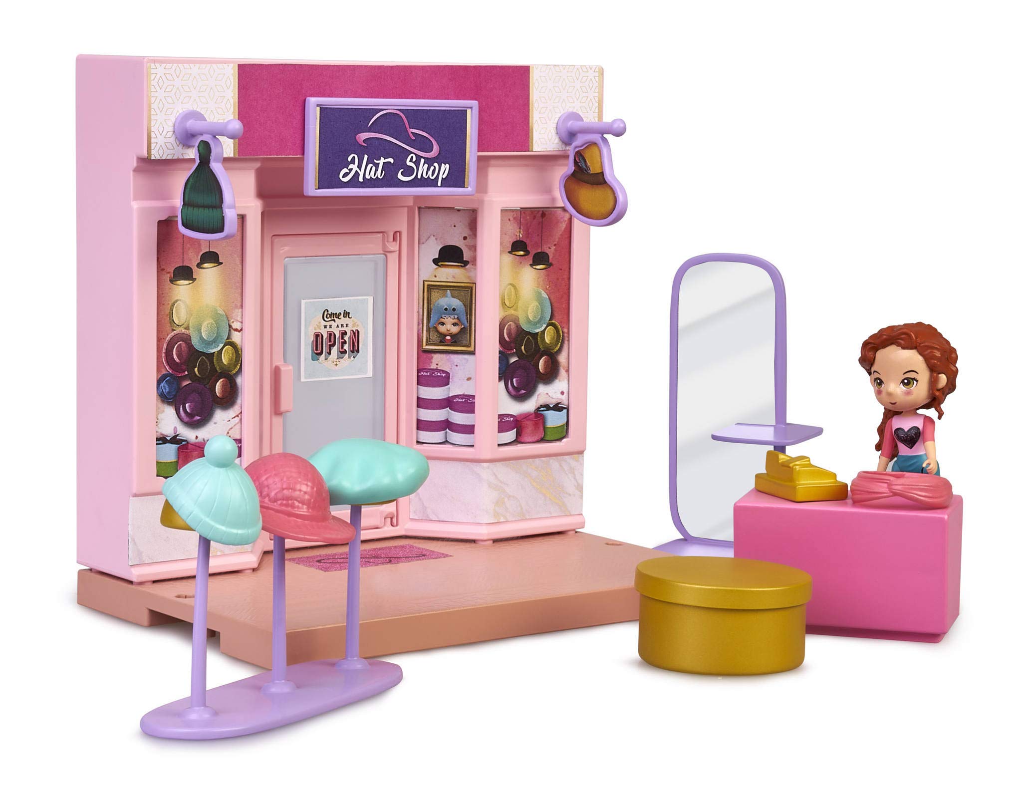 Mymy City Hat Shop - Set figure toy shop and accessories for children from age 4 - (Famosa 700016233)