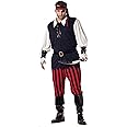 California Costumes Plus Size Cutthroat Pirate Costume Plus Black