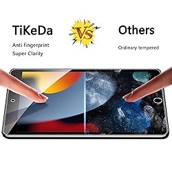 TiKeDa 2 Pack Screen Protector for iPad 9th 8th 7th