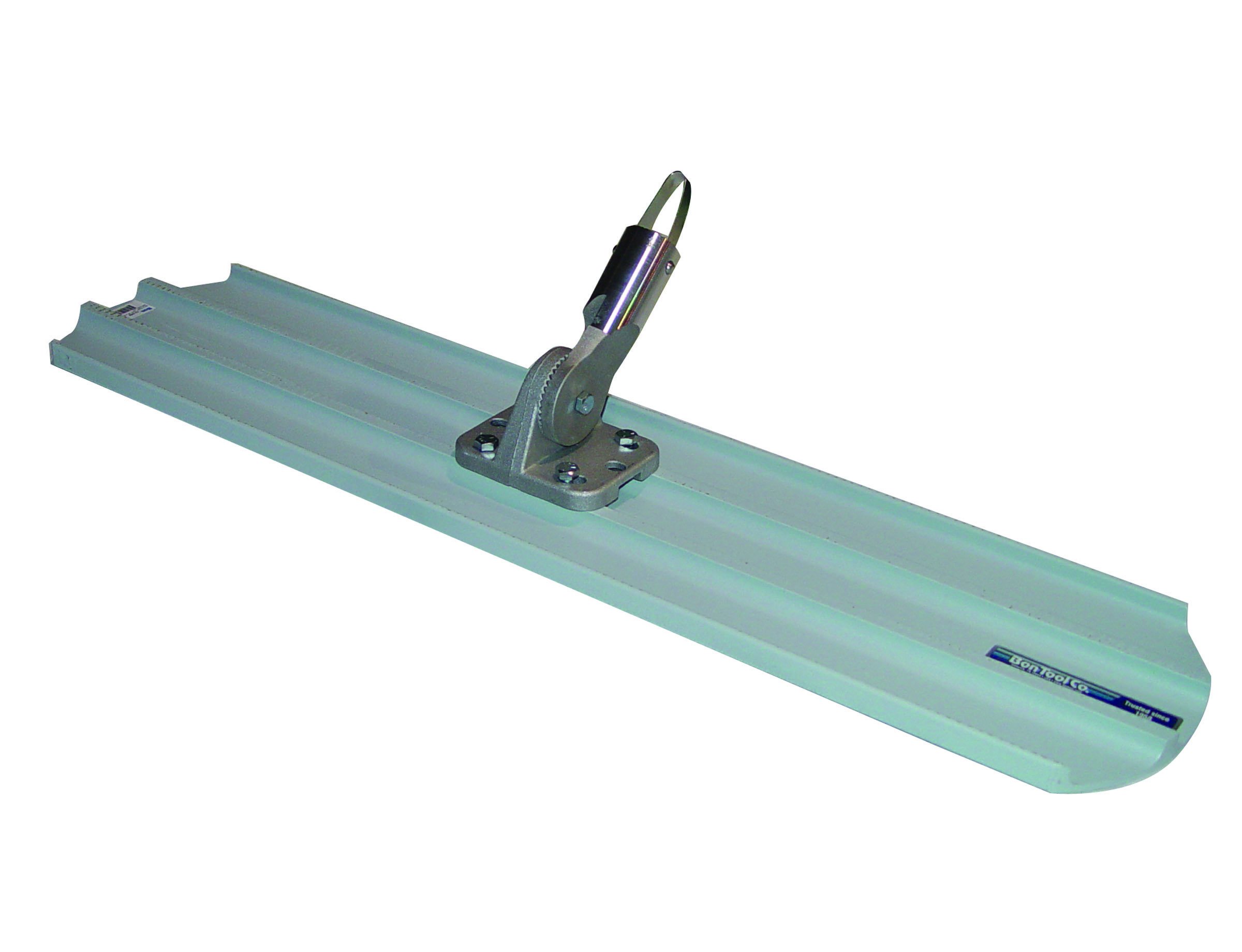 Bon 82-428 24 x 8-inch Round End Magnesium Concrete Bull Float with Universal Button Hole Bracket