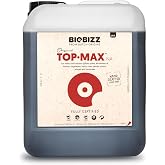 BioBizz Top-Max Organic Flowering Stimulator &amp; Bloom Booster, 5L | Humic acid bloom booster increases flower size, aroma, essential oils and crop weight. For soil, coco and hydroponics.