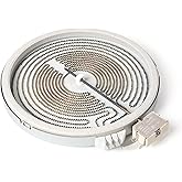 UPGRADE MEE62385201 DG47-00067A 10in Dual Radiant Surface Element Compatible with Samsung Stove Heating Element, Fit for LG Samsung Stove Replacement Parts Top Burner AP5683233, MEE64286201