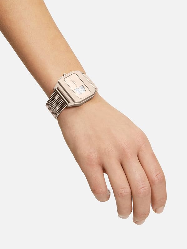 Uhr LT-0392-MQ in acciaio inossidabile in Frozen rosé
