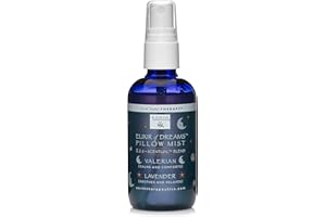 Earth Therapeutics Elixir of Dreams Pillow Mist – Natural Mist with Therapeutic Essences of Valerian Root & Lavender – Natural Relaxation Aid