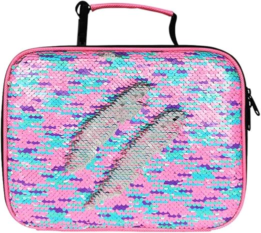 sequin lunch bag